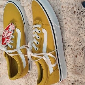 New gold Van's women's sneakers